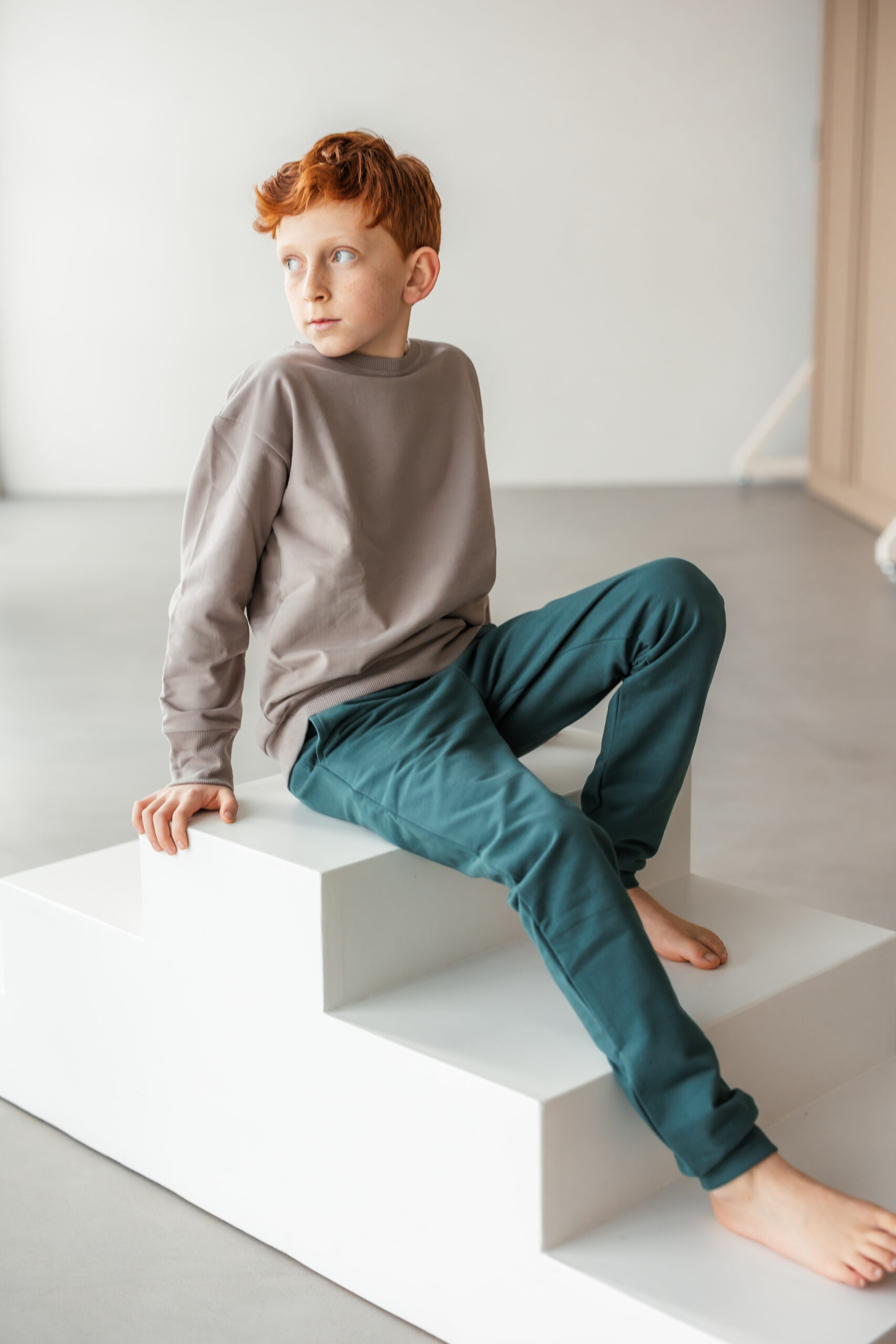 Sweat-Pants "Milo" dark green – Bild 3