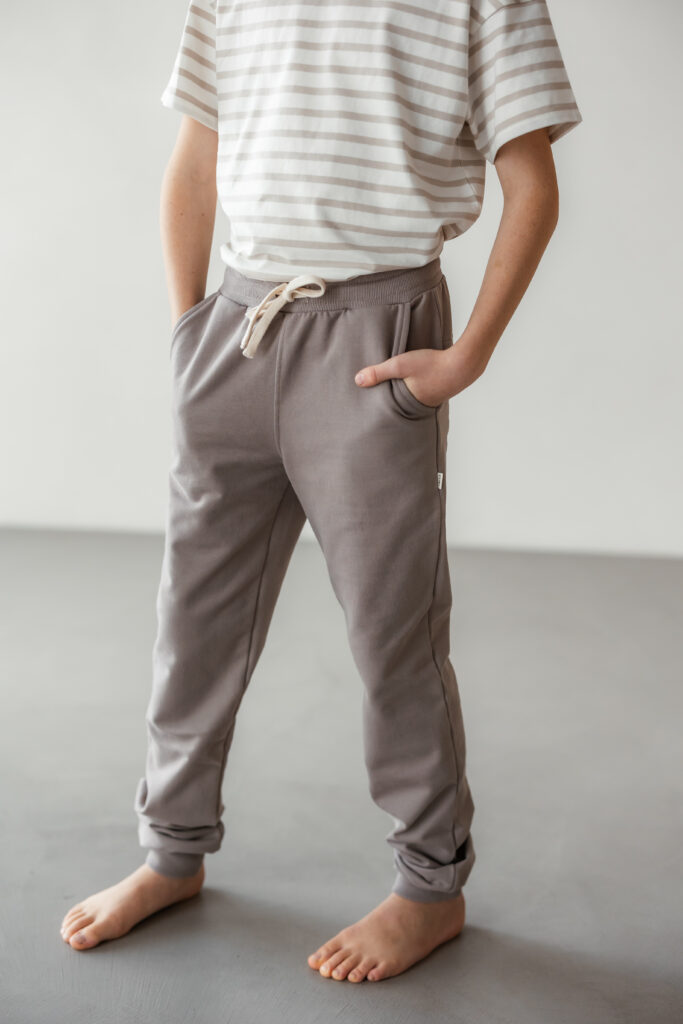 Sweathose "Milo" taupe