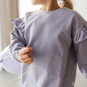 Sweatshirt "Ava" lavender – Bild 7
