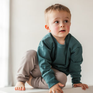 Sweatshirt "Mavi" dark green – Bild 3