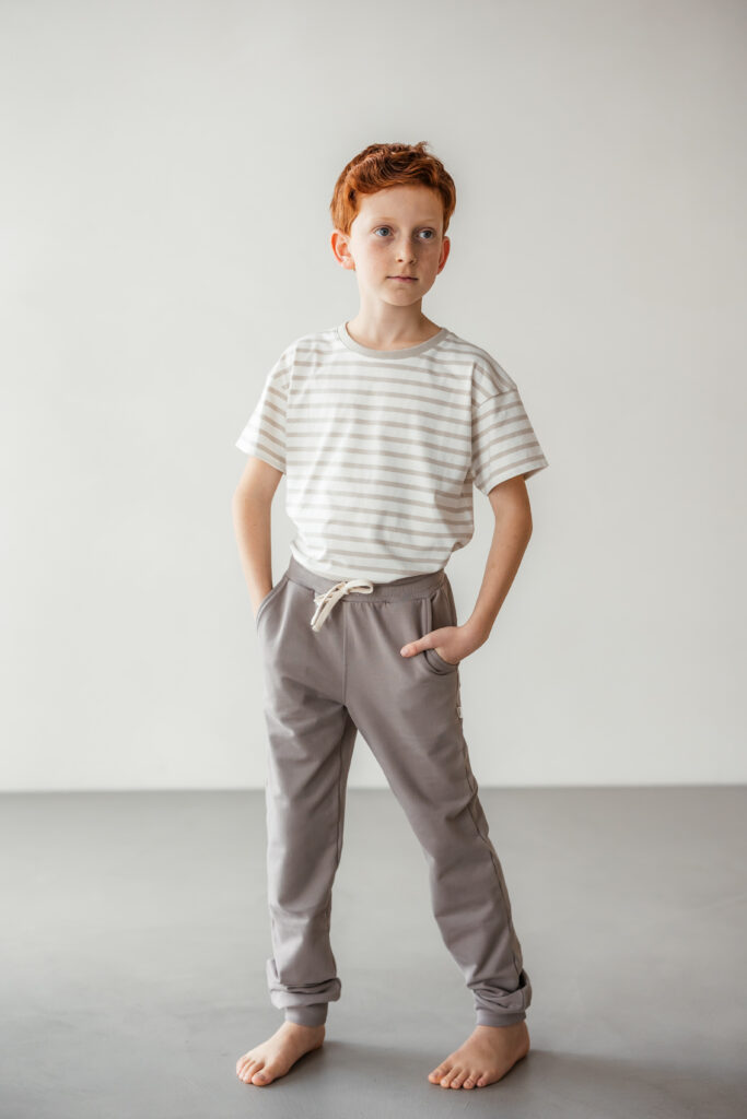 Sweathose "Milo" taupe