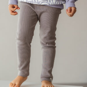 Rib Leggings "Noa" taupe – Bild 4